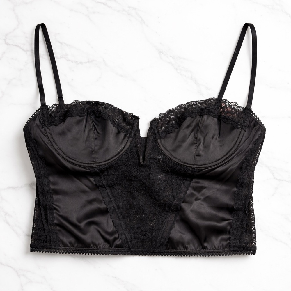 Chic Black Lace lingerie top